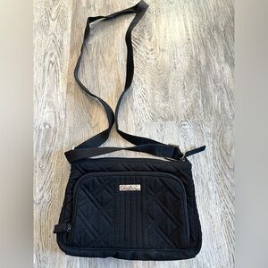 Vera Bradley Black Quilted Crossbody Bag